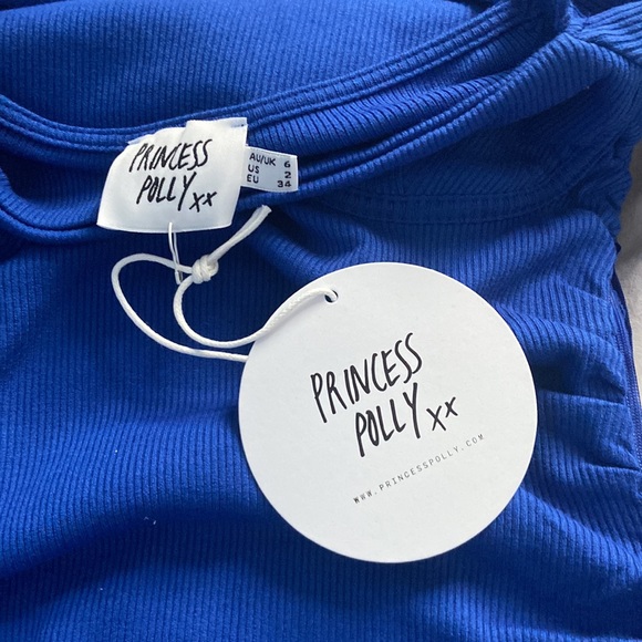 Blue long sleeve dress - princess Polly - Picture 4 of 8